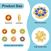 200Pcs Alloy Rhinestone Cabochons FIND-TA0008-43-4