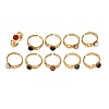 304 Stainless Steel Open Cuff Rings RJEW-A071-07G-4