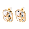 304 Stainless Steel Stud Earrings for Women EJEW-A164-04A-G-2