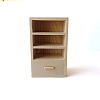 Mini Dollhouse Wood Bookcase Home Decoration PW-WG9B67F-01-2