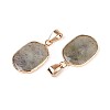 Natural Labradorite Pendants G-N349-04E-G-2