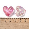 UV Plating Transparent Acrylic Beads OACR-B031-29-3