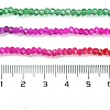 Transparent Painted Glass Beads Strands LS-DGLA-A034-T1mm-A24-3