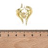Brass Micro Pave Cubic Zirconia Cuff Open Rings for Women RJEW-L343-09G-01-5