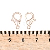 Zinc Alloy Lobster Claw Clasps X-E105-RG-5