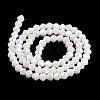 Opaque Solid Color Electroplate Glass Beads Strands EGLA-A039-P4mm-B15-2