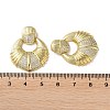 Rack Plating Brass Micro Pave Clear Cubic Zirconia Pendants KK-M268-04G-3