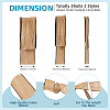 3Rolls 3 Styles Cotton Ribbon OCOR-TA0003-03-4