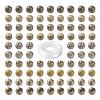 100Pcs 8mm Natural Fossil Coral Round Beads DIY-LS0002-34-2