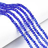 Electroplate Glass Beads Strands LS-EGLA-A034-T1mm-B27-1
