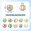 20Pcs 10 Colors Handmade Porcelain Beads PORC-PH0001-40-2