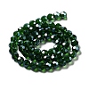 Electroplate Transparent Glass Beads Strands EGLA-A035-T8mm-A10-3