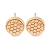 Brass Stud Earrings EJEW-D288-03G-2