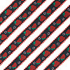 10Yards Polyester Strawberry Ribbon OCOR-TA0003-62C-2