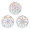 Mandala Rainbow Prism Electrostatic Window Stickers PW-WGC42DD-01-1