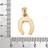 304 Stainless Steel with Crystal Rhinestone Pendants RB-CBA9060-01G-3