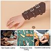 Leatheroid Punk Style Cuff Wristband for Bikers AJEW-WH0020-38A-3