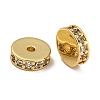 Rack Plating Brass Micro Pave Cubic Zirconia Beads KK-U030-28G-05-1