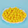 Round Silicone Focal Beads SI-JX0046A-17-3