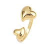 Brass Cuff Rings for Women RJEW-L132-07G-4