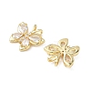 Brass Micro Pave Cubic Zirconia Pendants KK-L256-02G-2