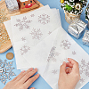 Snowflake Pattern Hotfix Rhinestones DIY-WH0430-205E-3