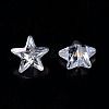 Cubic Zirconia Pointed Back Cabochons ZIRC-S059-7x7mm-001-1