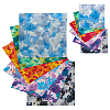 12Pcs Printed Cotton Fabric DIY-FG0008-30-1
