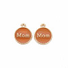 Mother's Day Alloy Enamel Charms ENAM-T016-11F-RS-2