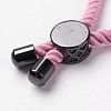 Nylon Twisted Cord Bracelet Making MAK-K007-B-4