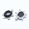Natural Obsidian Pendant G-G759-B16-2