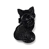 Black Alloy Brooches JEWB-C032-08D-EB-2