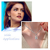  Jewelry 6Pcs 3 Colors Brass Micro Pave Colorful Cubic Zirconia Pendants KK-PJ0001-21-14