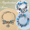 120Pcs Resin European Beads RPDL-SP0001-03-5