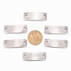 Tarnish Resistant Rectangle 304 Stainless Steel Links connectors STAS-I045-33-4