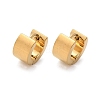 304 Stainless Steel Hoop Earrings EJEW-M079-03G-01-2