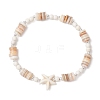 Synthetic Turquoise Beaded Stretch Bracelets BJEW-JB11911-01-2