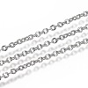 Tarnish Resistant 304 Stainless Steel Cable Chains CHS-A006-02A-P-1