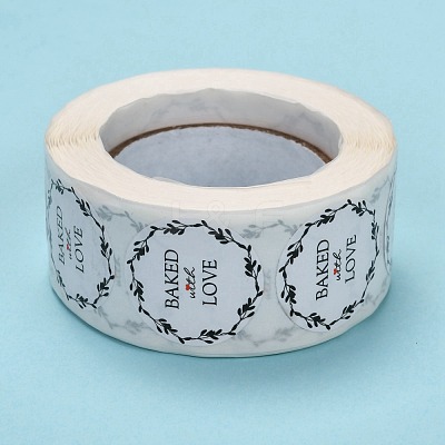 Baked with Love Stickers DIY-E023-07G-1