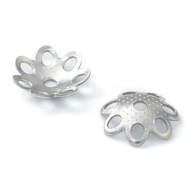 Non-Tarnish 304 Stainless Steel Bead Caps STAS-H149-29P-1