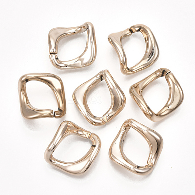 UV Plating ABS Plastic Linking Rings CCB-S162-01B-03-1