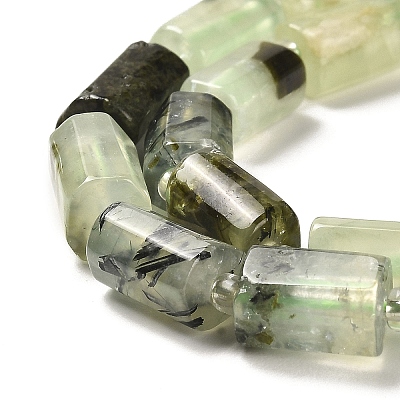 Natural Prehnite Beads Strands G-N327-06-25-1