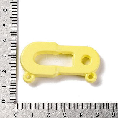 Baking Paint Opaque Acrylic Pendants MACR-F080-14-1