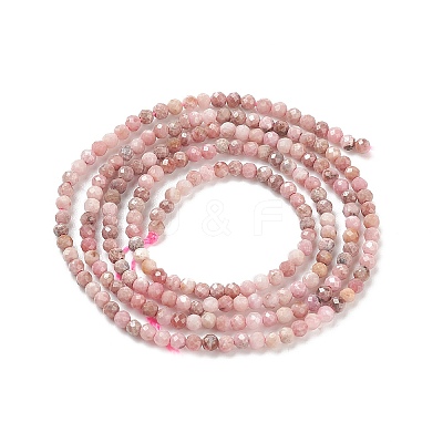 Natural Rhodonite Bead Strands X-G-A129-2mm-21-1
