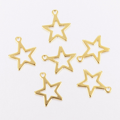 201 Stainless Steel Charms X-STAS-F162-13G-1