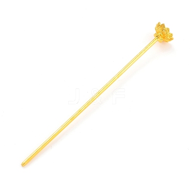 Alloy Hair Stick Findings FIND-O002-02G-1
