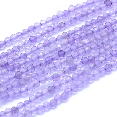 Natural Amethyst Beads Strands G-I279-E04-01-1