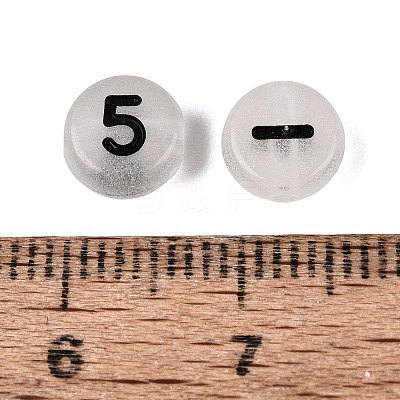 Luminous Transparent Acrylic Beads TACR-Q013-06A-1