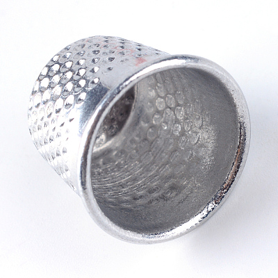 Aluminum Finger Thimbles Metal Shield Sewing Grip Protector FIND-R032-06P-1