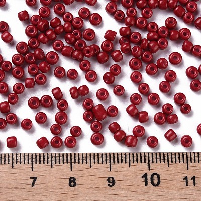 Baking Paint Glass Seed Beads SEED-S002-K14-1